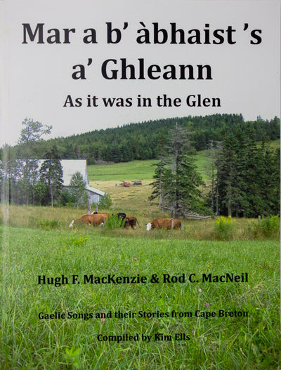 Book Cover- Mar a b' àbhaist  's a' Ghleann | As it was in the Glen