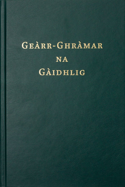 Book Cover- Geàrr-Ghràmar na Gàidhlig