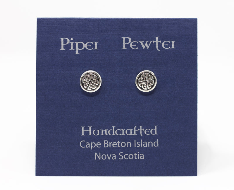 Piper Pewter Tiny Celtic Knot Studs