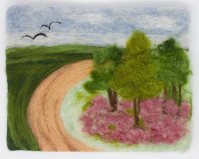 Countryside Felted Wall Art