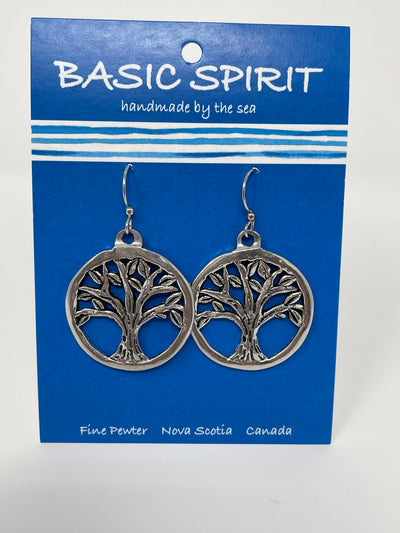 Basic Spirit Drop Earrings heart wire
