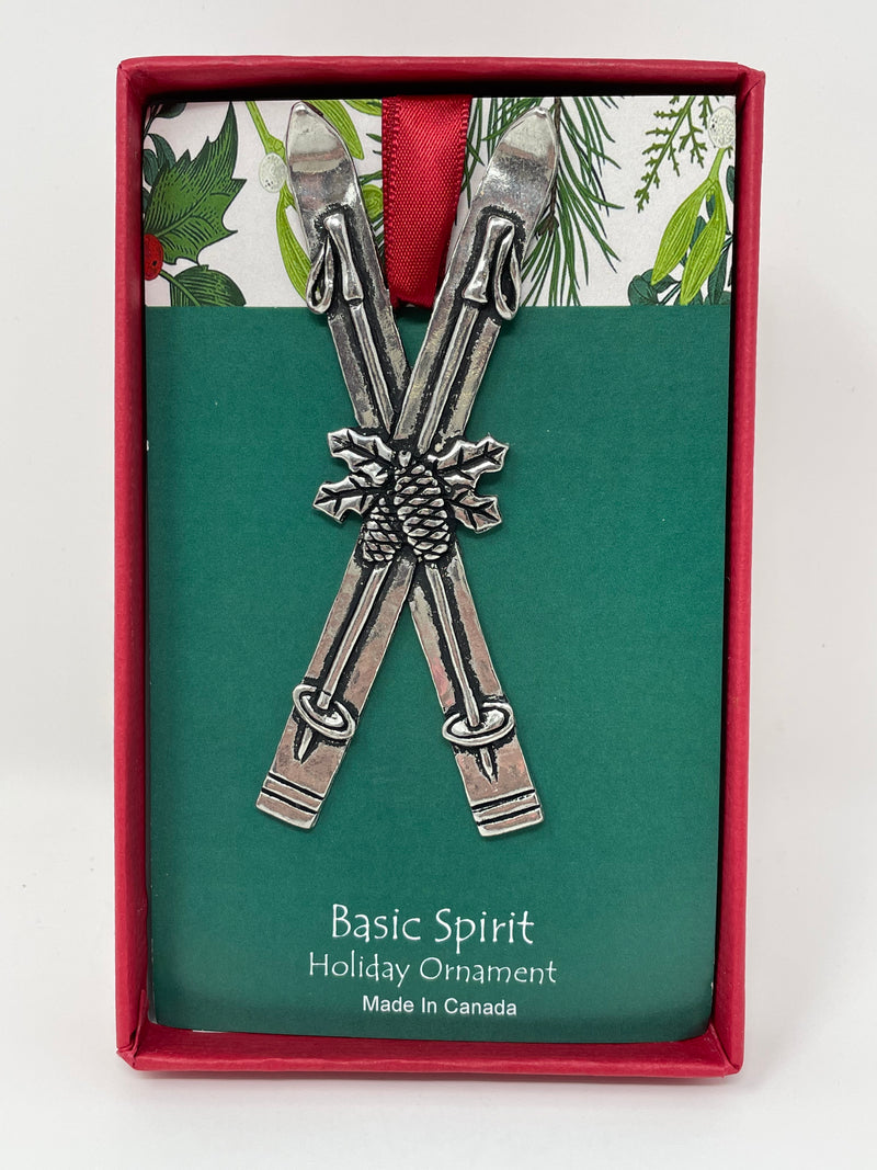 Basic Spirit Pewter Holiday Ornaments