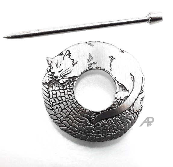 Cat Shawl Fastener